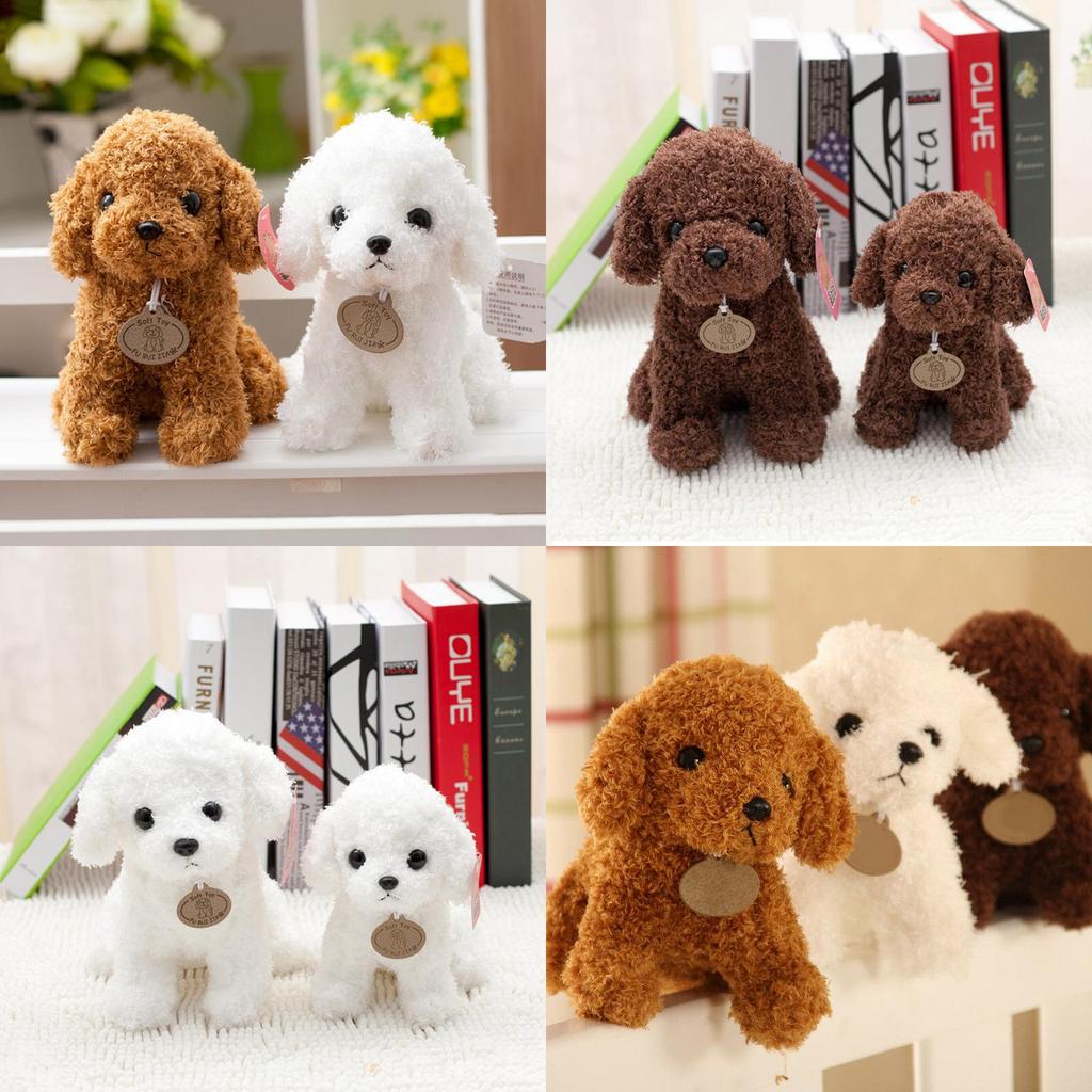 Adorable Teddy Dog Plush Small Pet Animal Stuffed Toy Perfect For Childrens Gifts