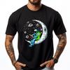 Funny Alien Astronaut Reads Book Outer Space Book Readers Cute Oversized T Shirt Unisex Short Sleeve Tee Cinco De Mayo