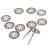10Pcs Diamond Cutting Wheel Saw Blades Cut Off Discs Set For Rotary Tool