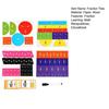 1 Set Fraction Learning Cards Percentage Decimal Fraction Tiles Circles Math Manipulatives Elementary Students
