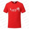 Fashion T-Shirts Male Tshirts Men Summer Tee Shirt Women Evolution Climbing Design Short Sleeve Top Tees Female Boy Brand Tees
