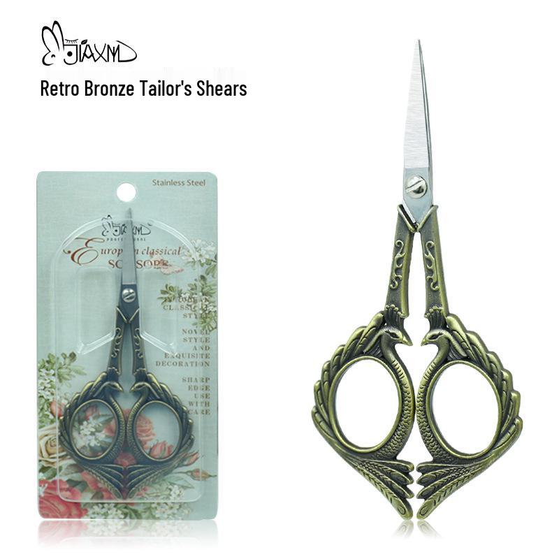 Phoenix Stainless Steel Nail Scissors - Sharp, Retro, Exquisite Nail Clippers for Artistry