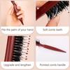 Boar Bristle Teasing Brush Comb With Rat Tail For Hair Sectioning For Edge Control Backcombing Smoothing Styling Hair Tool