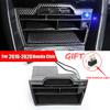 For 2016- Honda Civic Car Accessories Interior Carbon Fiber Console Storage Box With USB Port