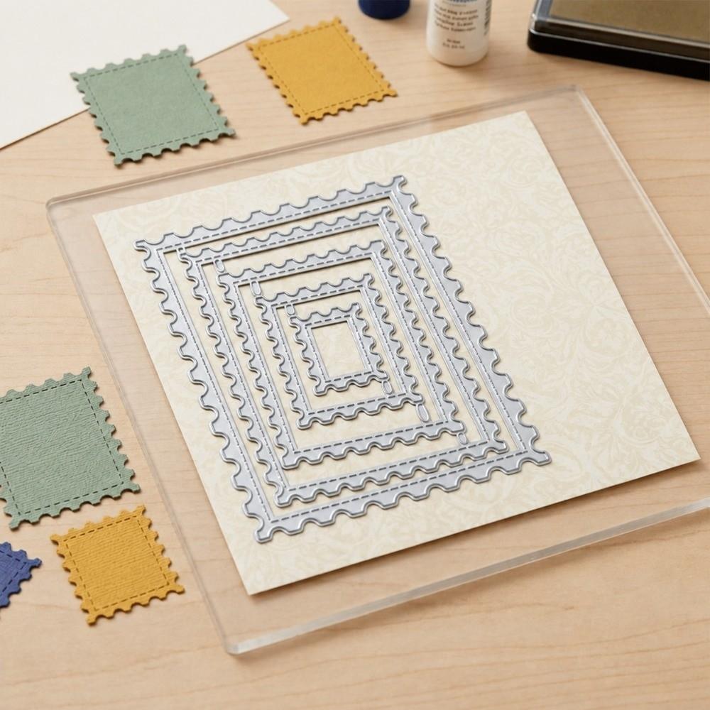 Thin Frame Carbon Steel Die Solid Embossing Die Paper Die Rectangle Frame Die Paper Craft