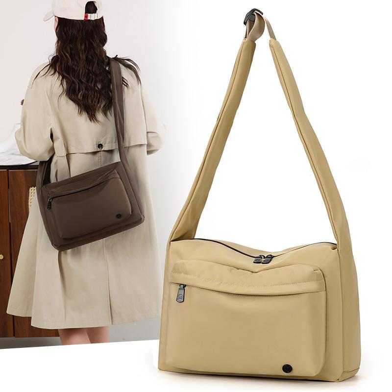 Nylon Bag Women's Multi-compartment Shoulder Bag Lightweight Crossbody Bag