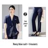 Women's Summer Short-Sleeve Suit for Elegant Professional Look