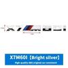 För BMW X3M X4M X5M X6M X7 M Power Gamla Emblemlogotyper Märke Logotyp 40i 40d 50i 50d 60d 60i ABS Bakre Logotyp Biltillbehör