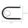 For BMW K100 K100LT K100RS K100RT K Series Motorcycle Rear Rack Holder Support Seat Tube Loop Frame Hoop With LED Light Strip