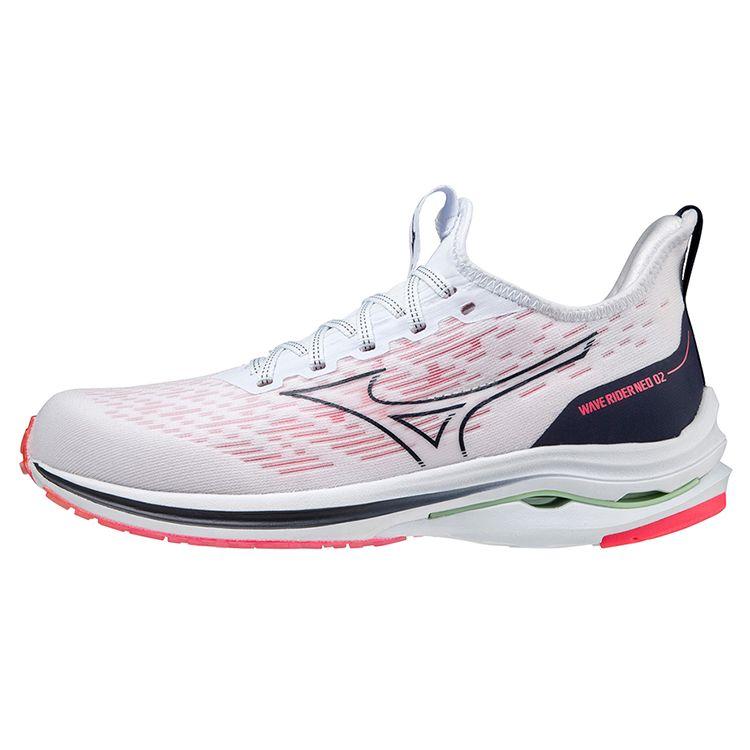 Mizuno Wave Rider Neo 2 Comfortable Fabric Synthetic Leather Non-Slip Wear-Resistant Breathable Low-Top Running Shoes Women Sneaker J1GD217892
