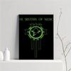 1pc Music Badn The Sisters Of Mercy Poster Poster HD Posters Home Room Bar Cafe Decor Art Wall Painting Picture