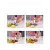 For Onion Nuts Vegetable Food with Storage Kitchen Tool 304 Stainless Steel Manual Garlic Press Vertical Hand Cutter Chopper