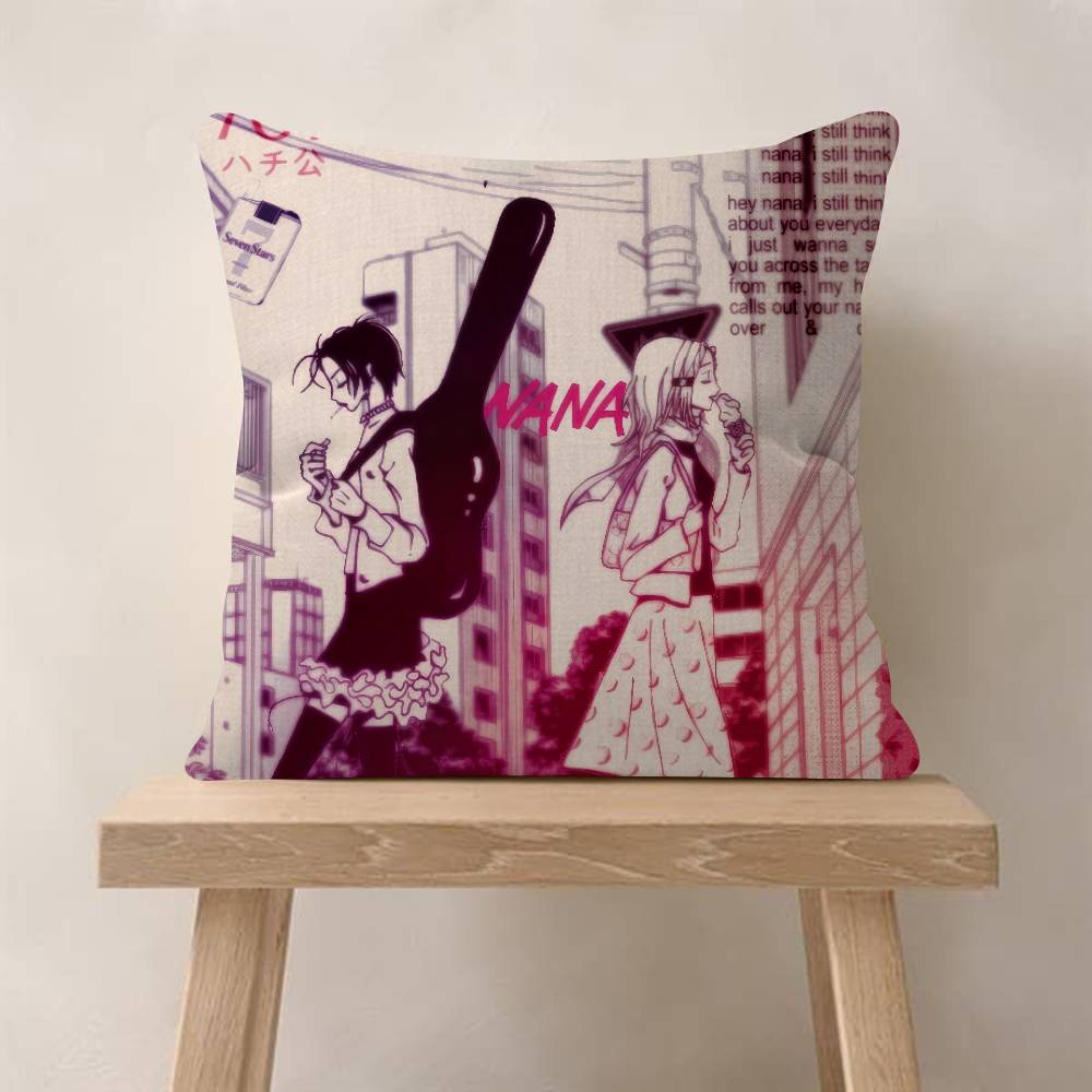 Classic Anime NANA girl Cushion Cover Decorative Pillow Sofa Home Decor case pillow cases