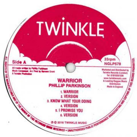 

LP Record PHILLIP PARKINSON - Warrior NGLP578 Twinkle 2016 UK Reggae, Ska & Dub
