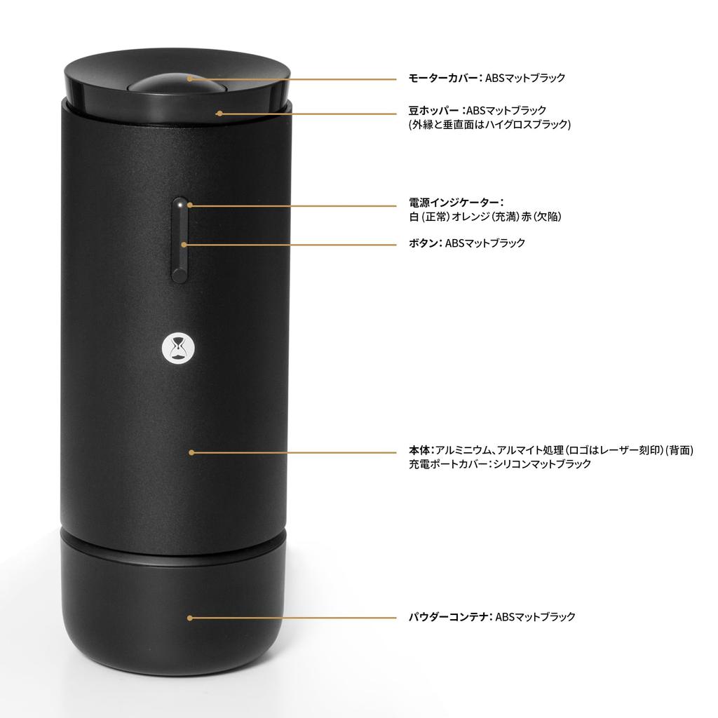 TIMEMORE Electric Coffee Grinder Patented Octagonal Compatible with French and Moka Compact for Home Coffee Bean Grinders S2C-042-EI, Blade, 30-Level