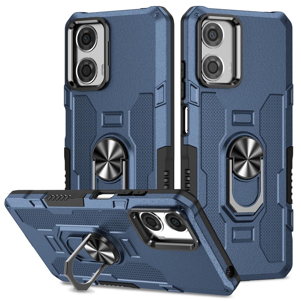 For Motorola Moto G9 E7 Plus G30 G20 G10 G22 E32 G50 G34 G24 G Stylus G04 car mounted magnetic rotating bracket phone case shell