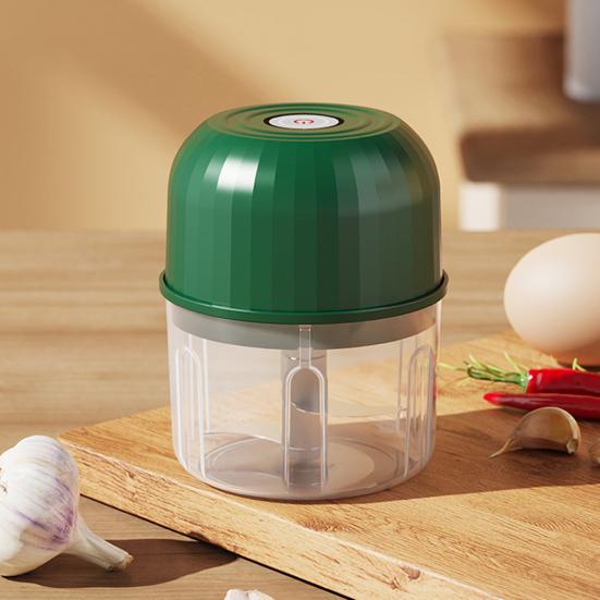 Wireless Electric Grinder with Sharp Blade Rechargeable Mini Size Multipurpose 40W Powerful Garlic Meat Grinder Kitchen Tool