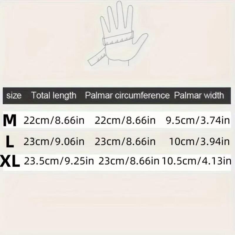 Winterhandschuhe für Herren, wasserdicht, winddicht, kalte Handschuhe, Snowboard, Motorradfahren, warm, Touchscreen-Reißverschlusshandschuh