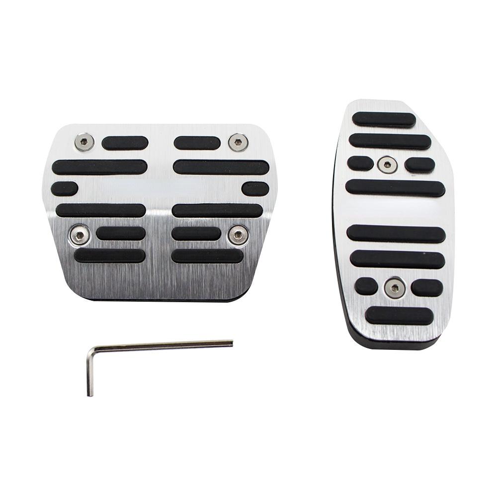 Color My Life Car Pedals for Nissan X-trail T32 2014 - 2022 Gas Brake Dead Pedal Protection Pad Cover for Xtrail