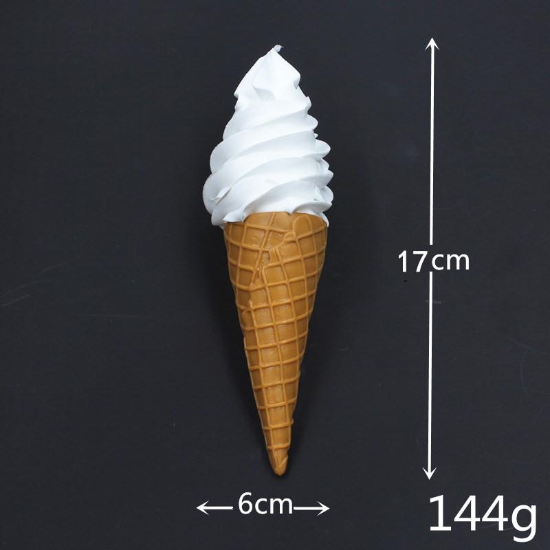 Realistic Ice Cream Cone Prop for Display & Photography