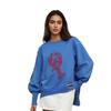 Women's Crew Neck Long Sleeve Loose Fit Graphic Sweatshirt Printed Pullover Streetwear Top