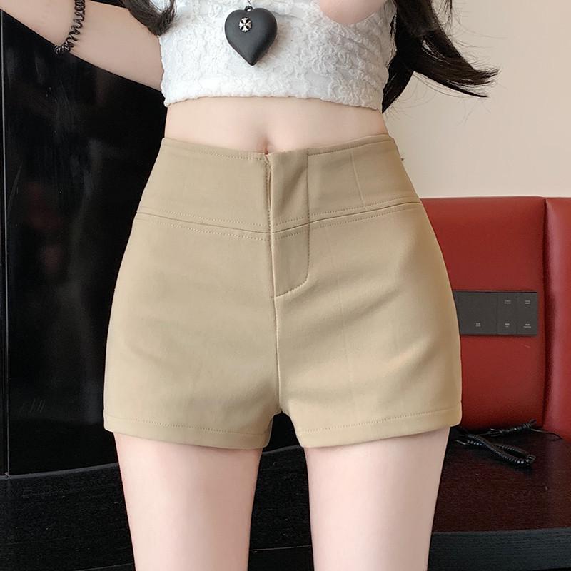 Women s High-Waisted Khaki A-Line Shorts - Summer 2025 Petite Collection S