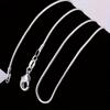 5 Pcs/1 Pcs Men Women Snake Chain Necklace Fashion Wedding Party Exquisite Jewelry (16/18/20/22/24/26/28/30inch)