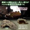 RedBeryl Reptile Shelter, Rock Shelter, Hideout for Lizards, Turtles, and Amphibians (Brown-Gray, Medium Size)
