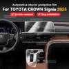 For TOYOTA CROWN Signia 2025 Car Panel Film Dashboard Protective Sticker Interior Anti-Scratch Film Accessories