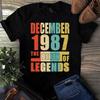 Men's and Women's T-shirts December 1987 The Birth