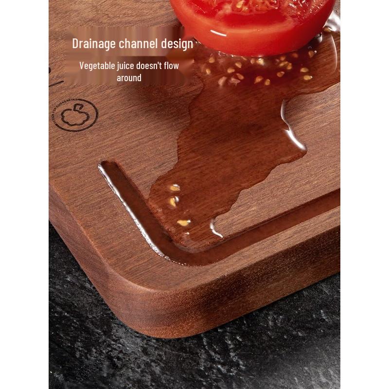 COOKER KING Large Ebony Wood Cutting Board