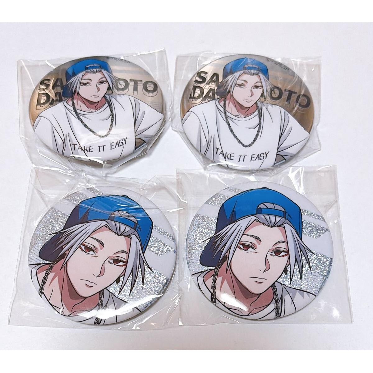 Used SAKAMOTO DAYS Raku Glitter Can Badge Hologram Can Badge