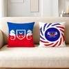 The Mayotte Flag Pillow Case Applicable Space For Guest Rooms Interiors Cars Office House Decoration