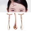 2Pcs Eye Massagers Improve Contours Safe Zinc Alloy T-shaped Facial Rollers for Gift QinHai