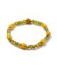 Polalita Mustard Olive Mix Stone Bracelet (Plt-Br-058_Mu)