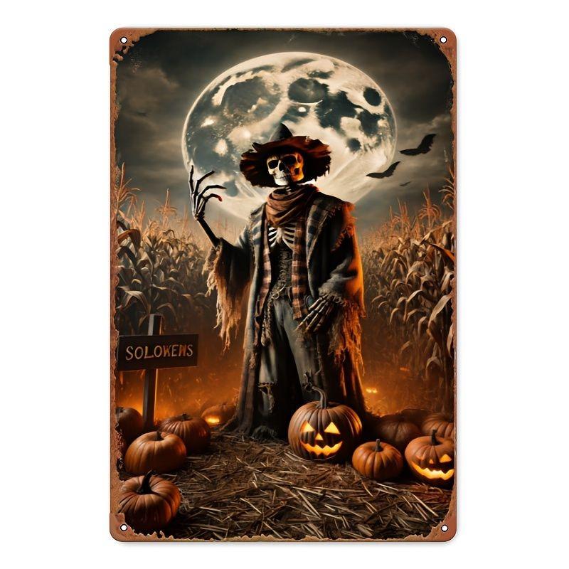 Halloween Metal Tin Sign Wall Decor 20x30cm