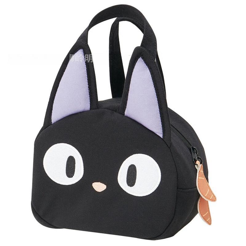 Anime Hayao Miyazaki Totoro Lunchtassen Schattig Hoge Capaciteit Draagbare Lunchbox Picknick Voedsel Warmtebehoud Handvat Bento Tas white