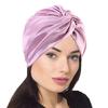 Silk Feel Nighttime Hair Protector Hair Bonnet Twisted Design Elegant Double Layer Sleep Cap Moisture Wicking Bonnet