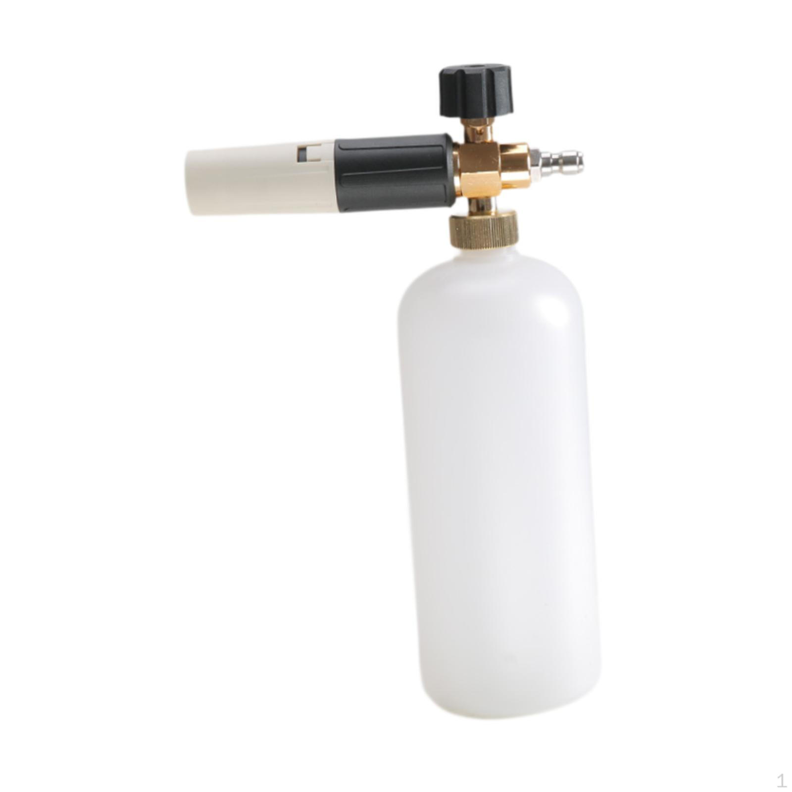 

High Pressure Foam Sprayer Automotive Detailing Multipurpose Aluminum Alloy Professional Car Wash чёрный