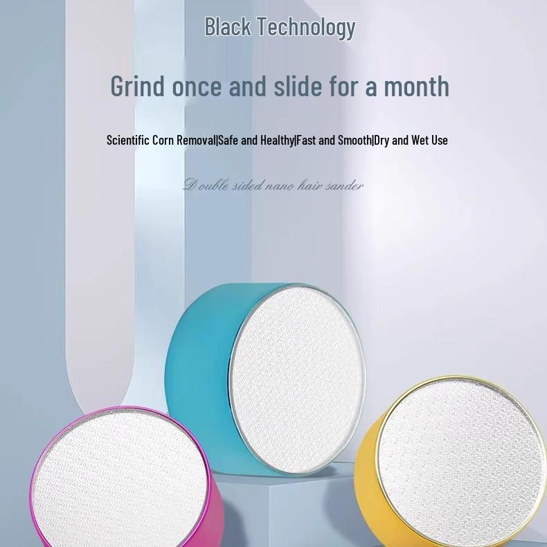 Dual-Sided Nano Hair Removal & Foot Scrubber - Portable Beauty Device