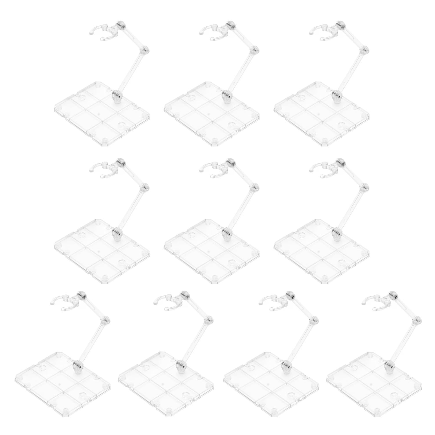 

YONGDING Plastic Model Figure Model Spirits Clear HG RG ROBOT Spirits SHF Kamen Rider Model Display Hobby 3mm Gunpla Set of 10 Stand, Stand, Stand,