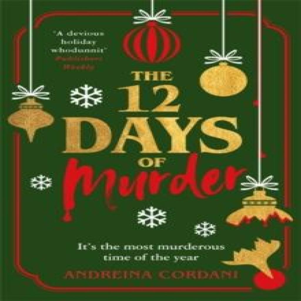 The Twelve Days of Murder by Andreina Cordani Paperback Book 9781804182772