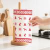 Christmas Kitchen Tissue Colorful Kitchen Paper Christmas Atmosphere Oil Absorption Cooking Party Napkins