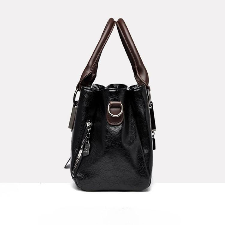 Vintage portable tote bag shoulder messenger women's bag