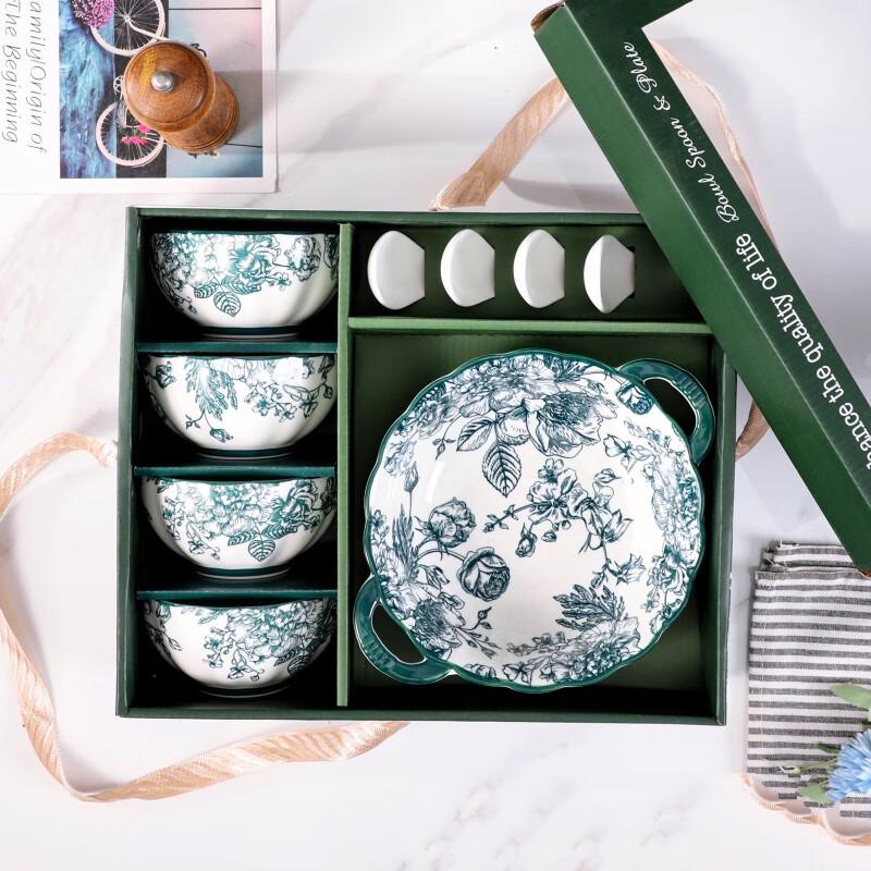 ZISIZ Underglaze Ceramic Dinnerware Set