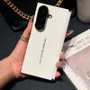 Case for Samsung Z FOLD 7 Electroplated Dual Axis Hinge Phone Case with Magnetic Attraction Tough Shell Plain Shock Proof