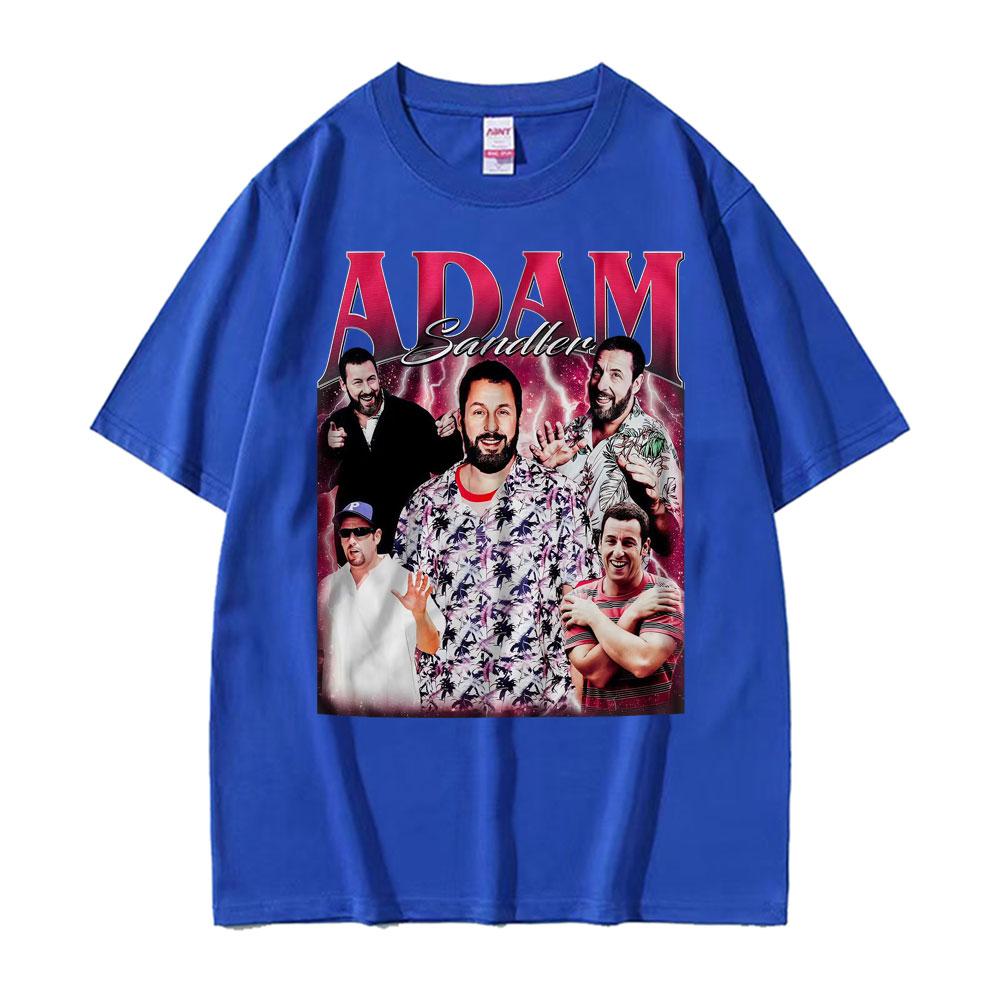 Limited Adam Sandler Retro 90s Style Rap T Shirts Men Women Harajuku Hip Hop Street Tshirt Summer Oversized 100 Cotton T Shirt