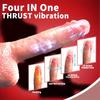 9,48palcový Thrusting Dildo Vibrátor s 10 tahovými a 10 vibračními režimy, dálkovým ovládáním. Ideální pro G-bod a anální stimulaci. Vhodné pro muže, ženy