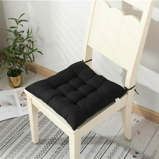 "Multi-color Comfort Cushions: Thick Soft Chair Pads for Home & Office"