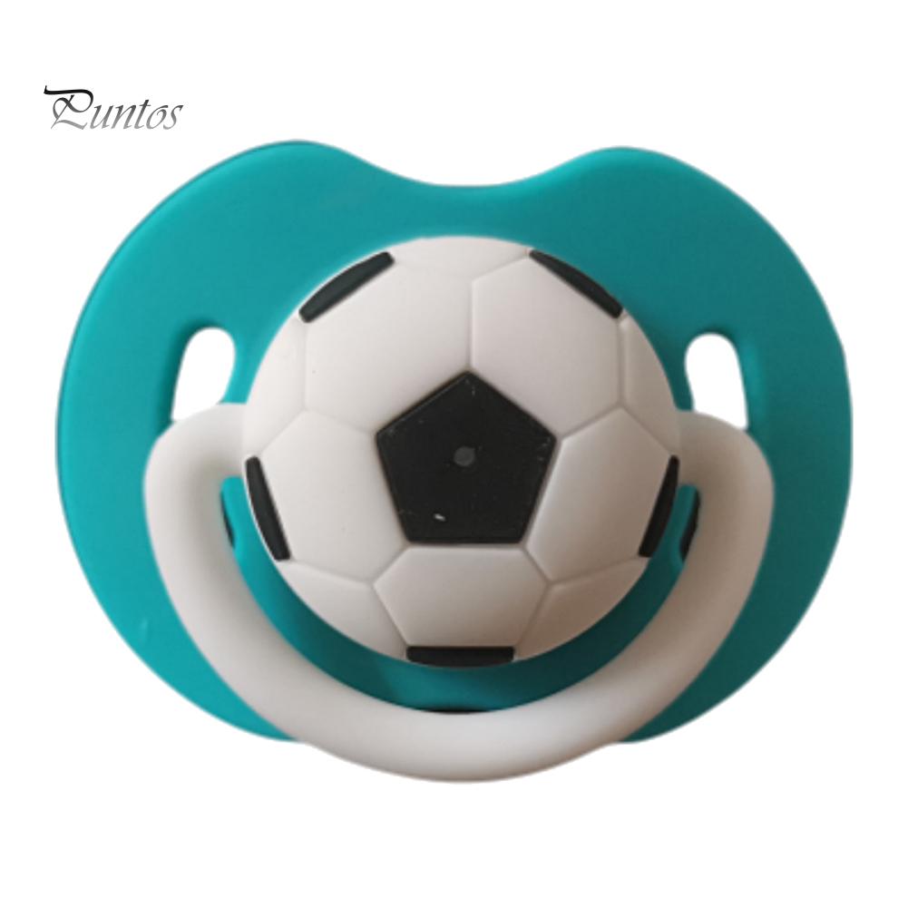 Puntos Baby Football Infant Toddler Soft Silicone Pacifier Teat Dummy Nipple Soothers